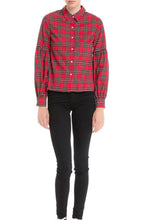 Load image into Gallery viewer, LONGSLEEVE TARTAN BLOUSE