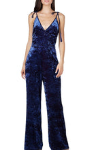 Load image into Gallery viewer, Regina Knit Velvet Jumpsuit