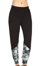 Load image into Gallery viewer, Metallic Gray Camo Sequin Joggers