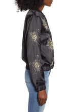 Load image into Gallery viewer, 20119J7FR- EMBELLISHED BOMBER JACKET