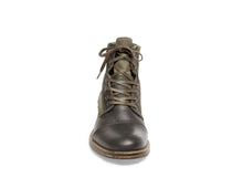 Load image into Gallery viewer, BUTTON OLIVE LEATHER