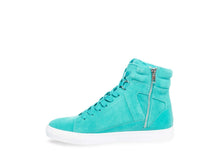 Load image into Gallery viewer, IRON TURQUOISE SUEDE