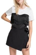 Load image into Gallery viewer, IH205T- FRINGE DETAIL TOP