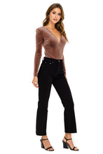 Load image into Gallery viewer, Long Sleeve V-Neck Bodysuit
