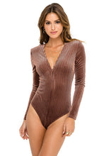 Load image into Gallery viewer, Long Sleeve V-Neck Bodysuit