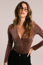 Load image into Gallery viewer, Long Sleeve V-Neck Bodysuit