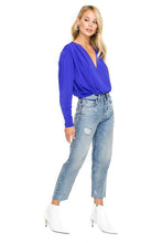 Load image into Gallery viewer, Pleated V-Nk Bodysuit