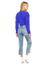 Load image into Gallery viewer, Pleated V-Nk Bodysuit