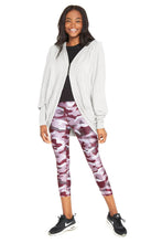Load image into Gallery viewer, Burgenpurp Camo Tall Band Capri Leggings