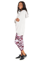 Load image into Gallery viewer, Burgenpurp Camo Tall Band Capri Leggings