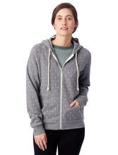 Load image into Gallery viewer, Adrian printed eco-fleece zip hoodie