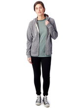 Load image into Gallery viewer, Adrian printed eco-fleece zip hoodie