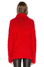 Load image into Gallery viewer, CHUNKY KNIT SWEATER RED