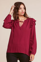 Load image into Gallery viewer, Love Spell Ruffle Top