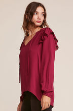 Load image into Gallery viewer, Love Spell Ruffle Top