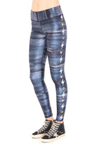 Load image into Gallery viewer, Lightning Stripe Tall Band Leggings