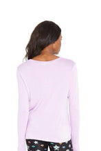 Load image into Gallery viewer, Lilac Ruched Tie Long Sleeve