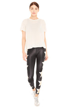 Load image into Gallery viewer, Metallic Stars Tall Band Leggings