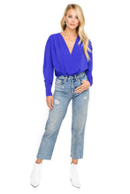 Load image into Gallery viewer, ASTR the Label Pleated V-Nk Bodysuit