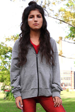 Load image into Gallery viewer, Red Kicks Zip Up Hoodie