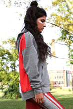 Load image into Gallery viewer, Red Kicks Zip Up Hoodie