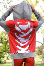 Load image into Gallery viewer, Red Kicks Zip Up Hoodie
