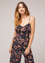 Load image into Gallery viewer, Robin Floral Black Printed Wide Leg Jumpsuit