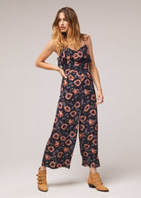 Load image into Gallery viewer, Robin Floral Black Printed Wide Leg Jumpsuit