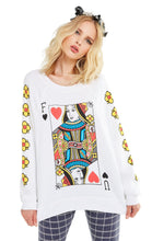 Load image into Gallery viewer, Queen of The Damned Sommers Sweater | Clean White