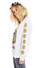 Load image into Gallery viewer, Queen of The Damned Sommers Sweater | Clean White