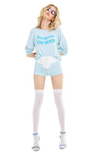 Load image into Gallery viewer, Hungover the Moon Baggy Beach Jumper | Honolulu Blue