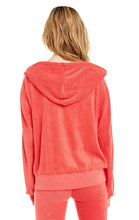 Load image into Gallery viewer, Sport Carta Zip Hoodie | Scarlet Clean White