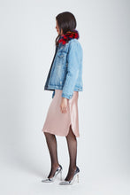 Load image into Gallery viewer, The Colliding Galaxies Reversible Denim Bomber
