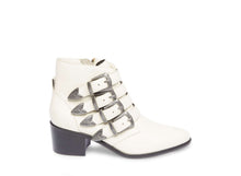 Load image into Gallery viewer, WHITE LEATHER