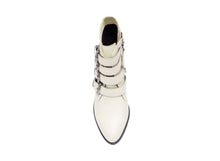 Load image into Gallery viewer, WHITE LEATHER