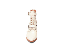 Load image into Gallery viewer, WHITE LEATHER