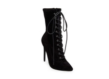 Load image into Gallery viewer, SATISFIED BLACK SUEDE