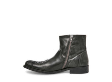 Load image into Gallery viewer, ZINNIA BLACK LEATHER