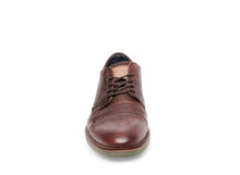 Load image into Gallery viewer, BROWN/RED LEATHER