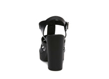 Load image into Gallery viewer, LYNETTA BLACK LEATHER