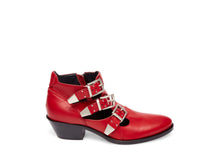 Load image into Gallery viewer, BRIELLA RED LEATHER