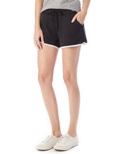 Load image into Gallery viewer, TRACK VINTAGE FRENCH TERRY SHORTS BLACK