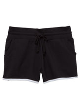 Load image into Gallery viewer, TRACK VINTAGE FRENCH TERRY SHORTS BLACK