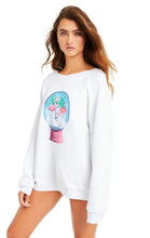 Load image into Gallery viewer, Snowy Tropics Sommers Sweater | Clean White