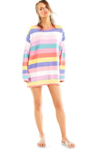 Load image into Gallery viewer, Castaway Stripe Roadtrip Sweater | Multi Colored