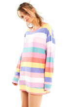 Load image into Gallery viewer, Castaway Stripe Roadtrip Sweater | Multi Colored