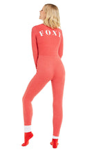 Load image into Gallery viewer, Holiday Fox Sleep-In Onesie | Scarlet Clean White