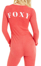 Load image into Gallery viewer, Holiday Fox Sleep-In Onesie | Scarlet Clean White