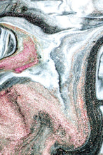 Load image into Gallery viewer, Metallic Marble Tall Band Capri Leggings