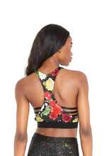 Load image into Gallery viewer, Winter Floral Strap Bralette